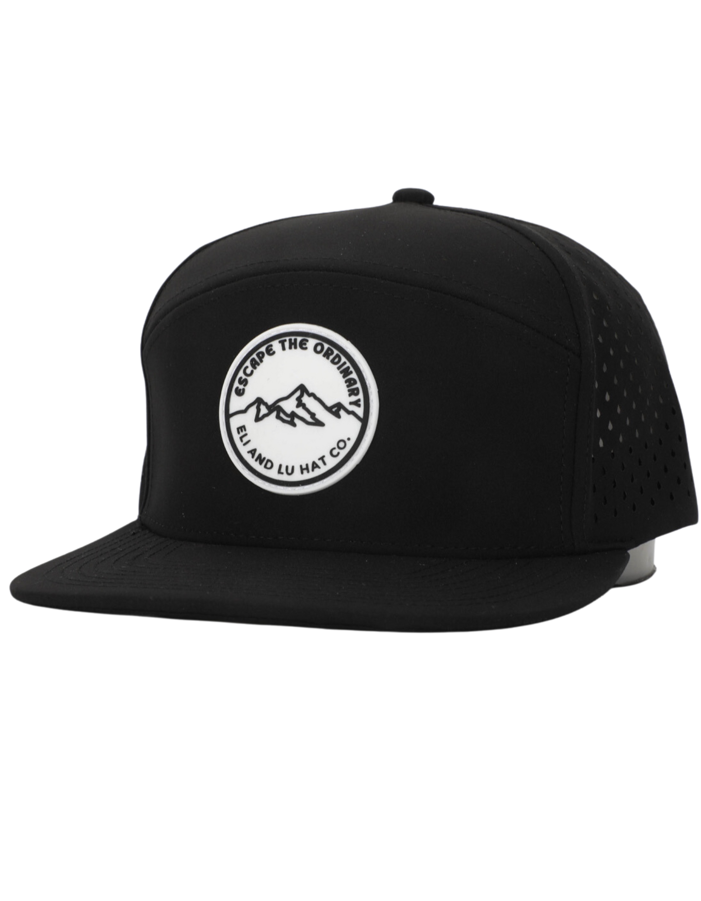 Black Waterproof Toddler and Adult Hats