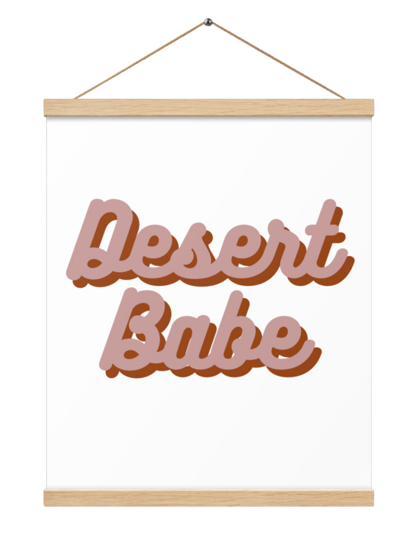 Desert Babe 16''x20'' Wall Poster - Mauve